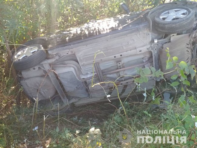 Автомобиль вылетел в кювет на Львовщине, пострадали 4 детей, - Нацполиция 01