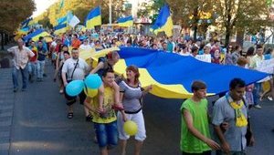 "Born Free" - Thousands of People in Kramatorsk Marched for Unity of Ukraine. PHOTOS + VIDEO