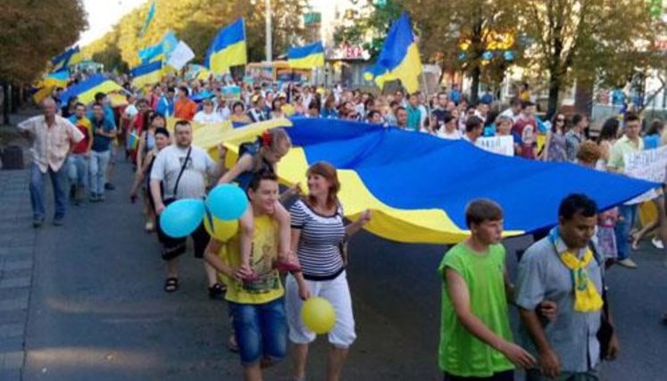 "Born Free" - Thousands of People in Kramatorsk Marched for Unity of Ukraine. PHOTOS + VIDEO