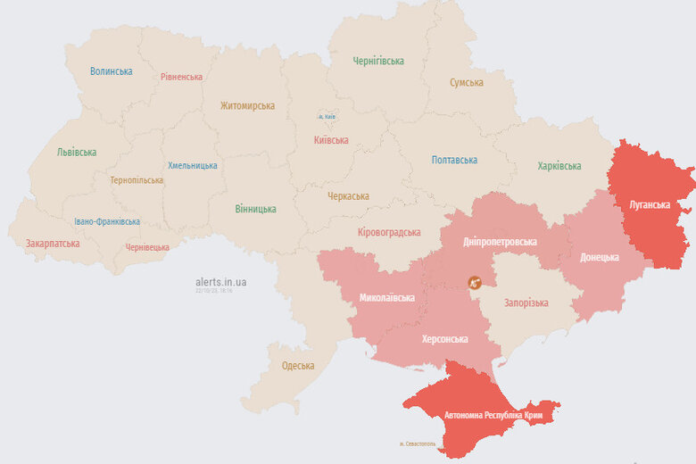 Угроза применения врагом ударных БПЛА с южного направления 01