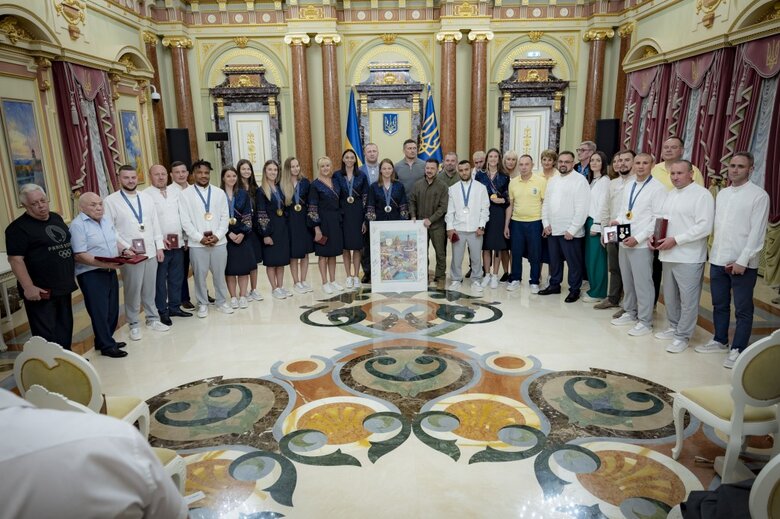 Зеленський нагородив орденами українських призерів Олімпійських ігор