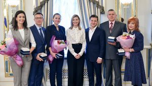 Зеленский встретился с победителями конкурсов "Учитель года - 2019" и Global Teacher Prize Ukraine 2019. ФОТОрепортаж