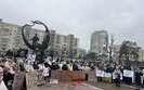 Протест на підтримку мера Ірпеня