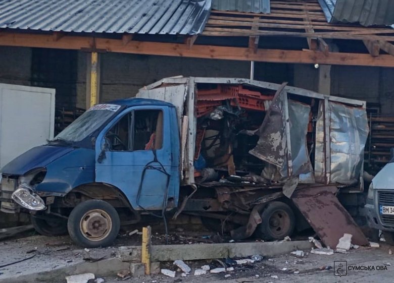 Удар по хлебокомбинату в Глухове