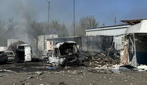 Слов’янськ зранку зазнав масованого удару БпЛА, поранено людину. ФОТО