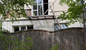 Occupiers launched drone strike on Chernihiv: man was injured and houses were damaged. PHOTOS
