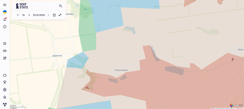 Nikanorivka map
