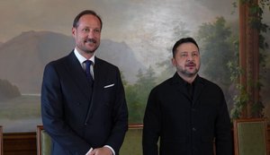 Zelenskyy meets with King of Norway: We discussed return of Ukrainian children abducted by Russia. VIDEO