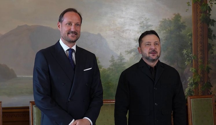 Zelenskyy meets with King of Norway: We discussed return of Ukrainian children abducted by Russia. VIDEO
