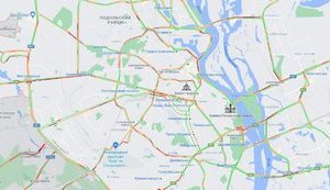 Непогода в Киеве: город скован пробками. КАРТА