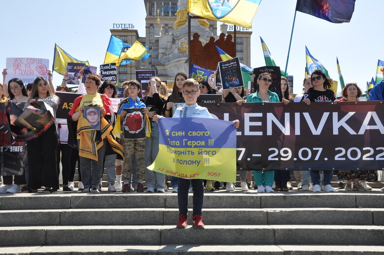 Anniversary of order to withdraw from Azovstal: march We are waiting for home of heroes of Mariupol took place in center of Kyiv 36