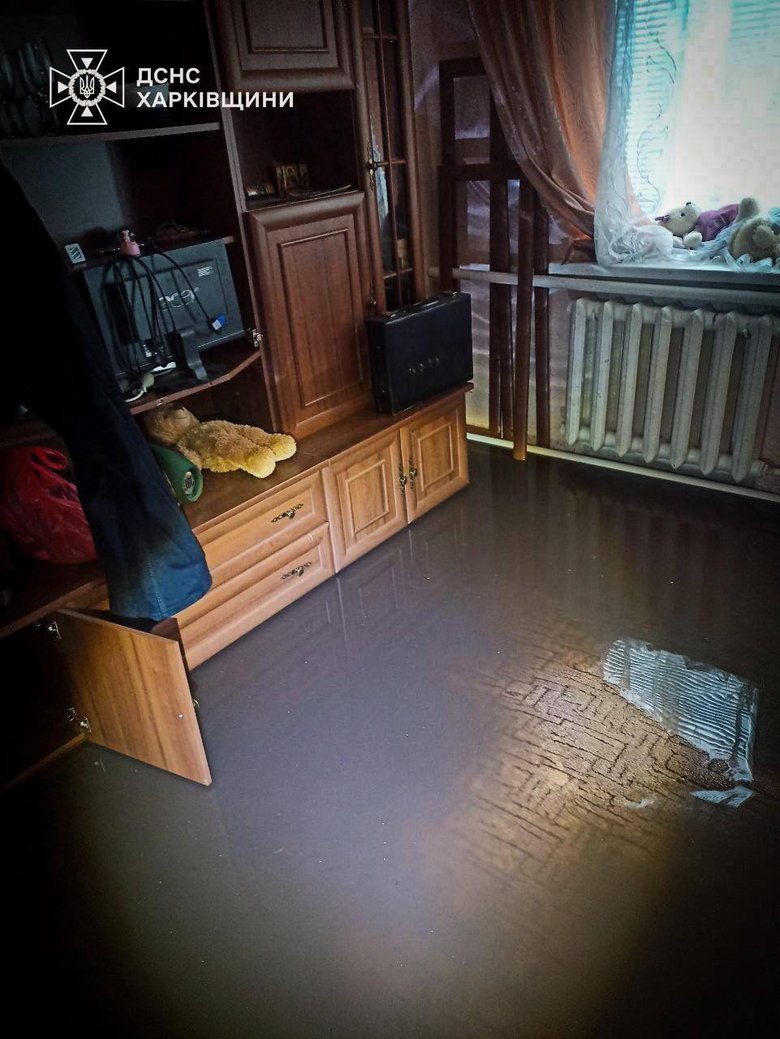 Consequences of flooding in the Kharkiv region