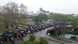 Майже 1,5 тисячі тракторів заблокували рух у центрі Страсбурга. ФОТО