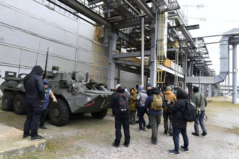 Окупанти вже не ховають свою військову техніку на Запорізькій АЕС, - Енергоатом 01