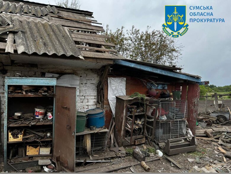 Shelling of the village of Richky in Sumy region on 8 May