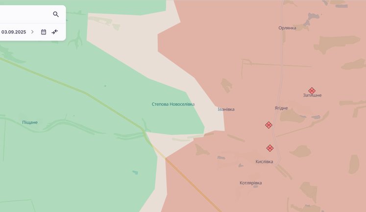 Russian forces gain ground in Donetsk, Zaporizhzhia and Kharkiv regions – DeepState. MAPS