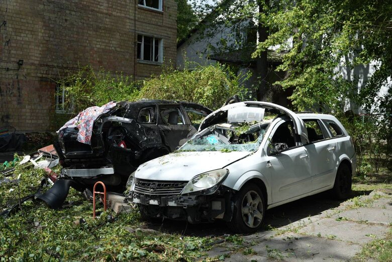 Kyiv after the shelling