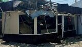 Shelling of a kiosk in Staryi Saltiv