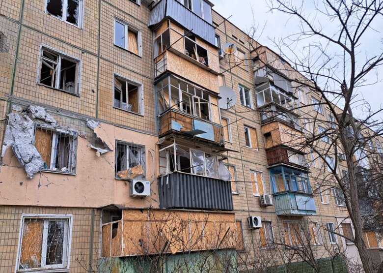 Наслідки обстрілу Нікополя