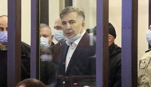 "Постоянно пребывает в тревожном состоянии, ухудшается слух и зрение": "слуга народа" Ясько сообщила, что к Саакашвили применяли "фармакологическую пытку". ВИДЕО