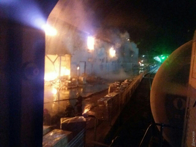Спасатели ликвидировали пожар на маслозаводе под Одессой 09