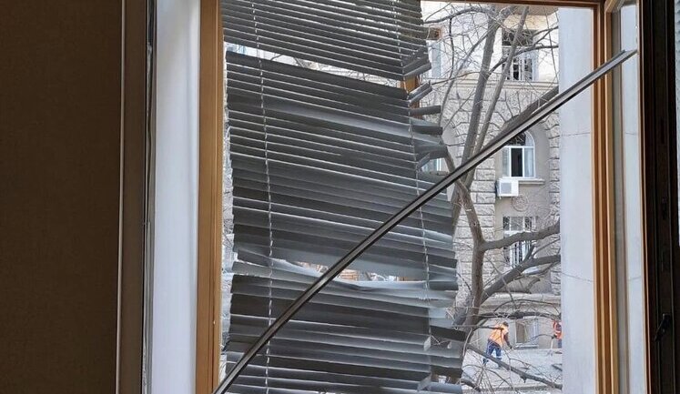 As result of Russian attack on Kyiv on January 1, administrative buildings of VR damaged - Stefanchuk. PHOTOS