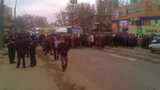 Бунт пенсионеров и чернобыльцев: перекрыта трасса Киев-Днепропетровск. ФОТО