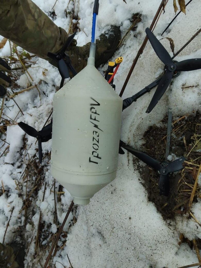 Збитий російський FPV-дрон на оптоволокні | Цензор.НЕТ