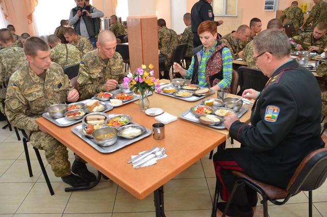 армия курсанты питание