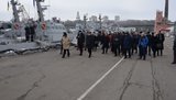 Участники заседания совета Украина-НАТО посетили базу Военно-морских сил Украины