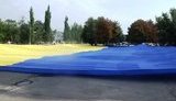 К приезду Кирилла в Луганске развернули самый большой флаг Украины. ФОТОрепортаж