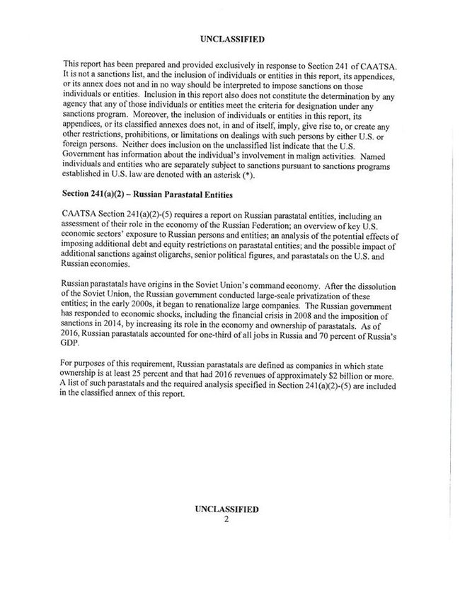 Кремлівська доповідь Мінфіну США - це більше, ніж попередження для РФ, - Данилюк 02