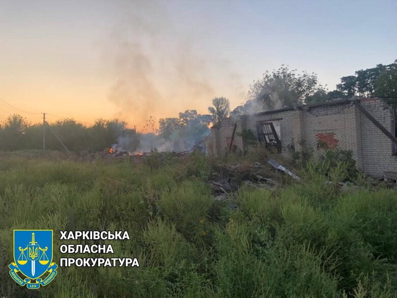 Наслідки нічної атаки безпілотниками на Харківщину 02