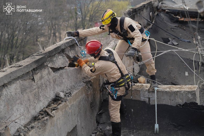 Удар РФ по Полтаві