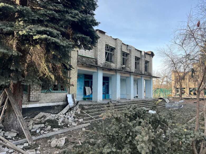 Consequences of shelling in Donetsk region on 9 March 2025