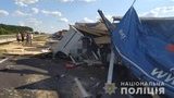 На Одесской трассе в результате столкновения грузовиков погибли 2 человека, - Нацполиция. ФОТО