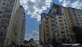 Gas explosion in a building in Saratov, Russia