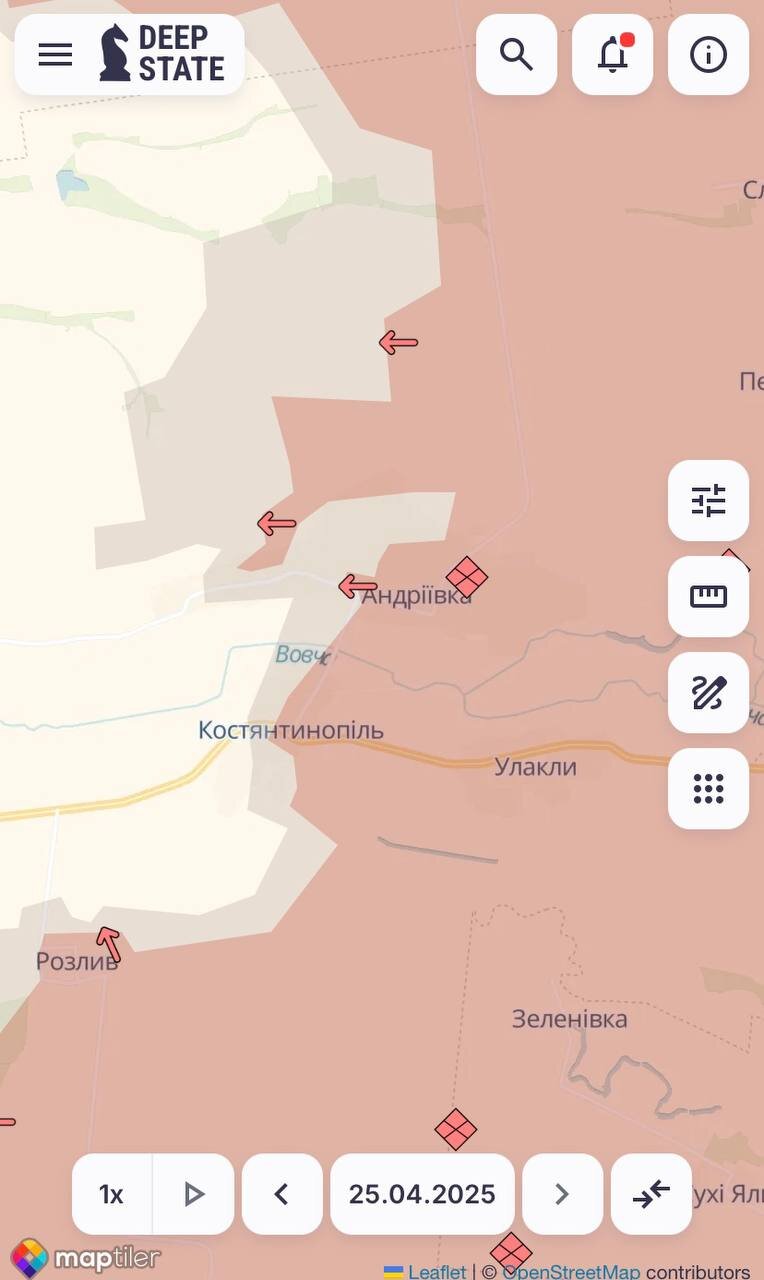 мапа бойових дій