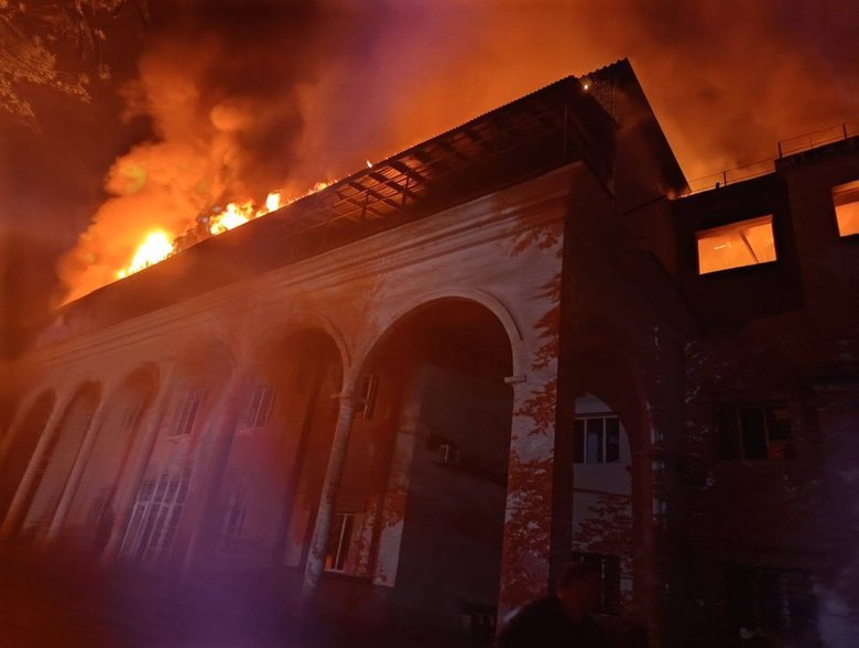 Під час атаки на Київ РФ зруйнувала одну з найбільших друкарень України