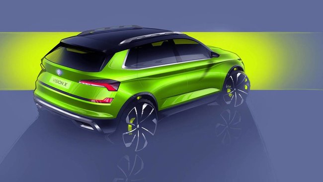 Skoda объявила о мировой премьере кроссовера Vision X 02