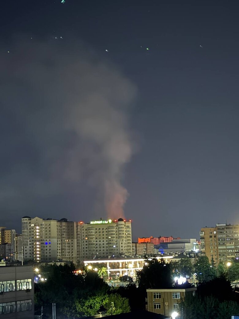 атака дронів на Рязань