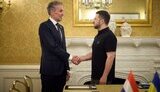 Володимир Зеленський та прем’єр Нідерландів Дік Схооф