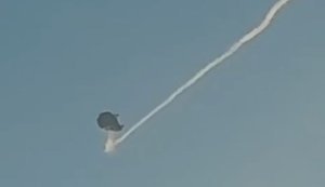 Винищувач F-16 збиває російський дрон-камікадзе "Shahed-136" ракетою AIM-9. ВIДЕО