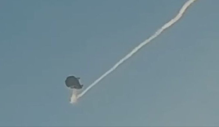 Винищувач F-16 збиває російський дрон-камікадзе "Shahed-136" ракетою AIM-9. ВIДЕО