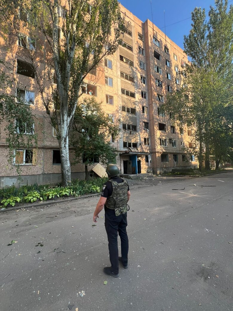 Константиновка после обстрела