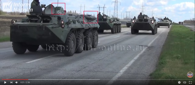 Invaders ‘flash’ Russian military hardware at recent ‘parade’ rehearsal in Donetsk, - InformNapalm 01