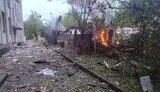Consequences of the Russian drone attack on Uman