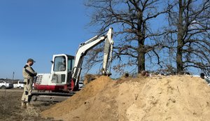 В селе Углы в Ровенской области начались поисково-эксгумационные работы жертв Второй мировой войны