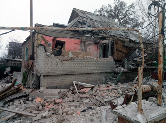 обстрел авдеевка