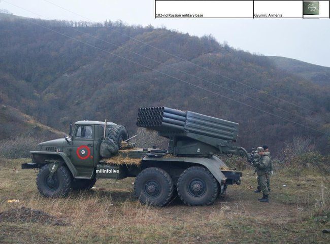 Російські миротворці привезли в Нагірний Карабах системи Град, - Reuters 01